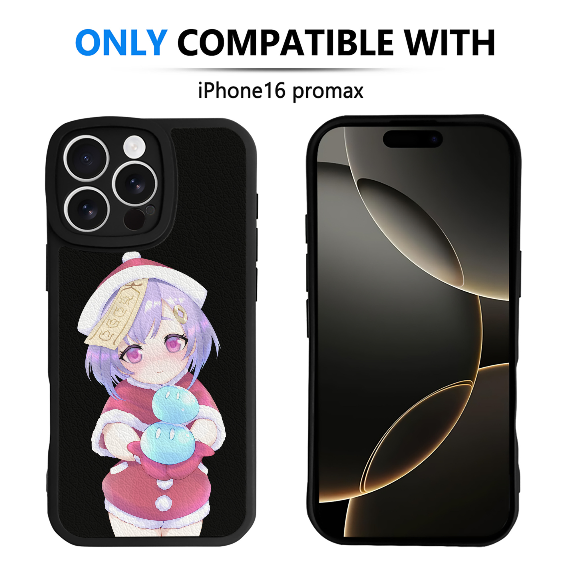 げんし神 七七 なな  genshin Nana 【iPhone 16シリーズ対応】シリコンスマホケース（レザー調） 材質：シリコン